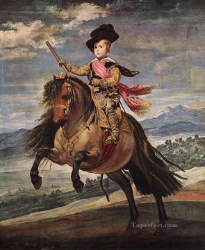 Le prince Baltasar Carlos à cheval Diego Velázquez Peinture à l'huile
